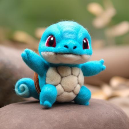 17575-1276348504-_lora_羊毛毡_0.6_,Wool felt,8k,Highly detailed,Digital photography,High definition,solo,squirtle,.png